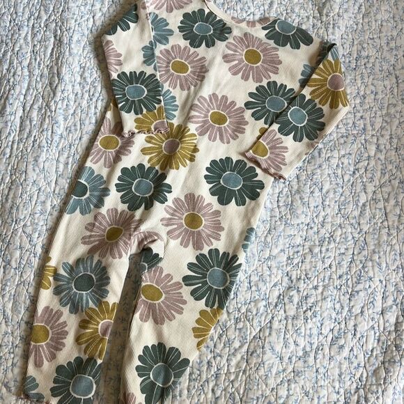 Little co floral long sleeve romper size 18 months - Picture 6 of 6